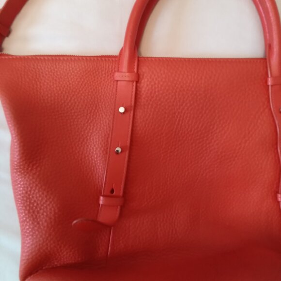 Mackage, large orange red, adjustable straps purse. - Picture 5 of 11